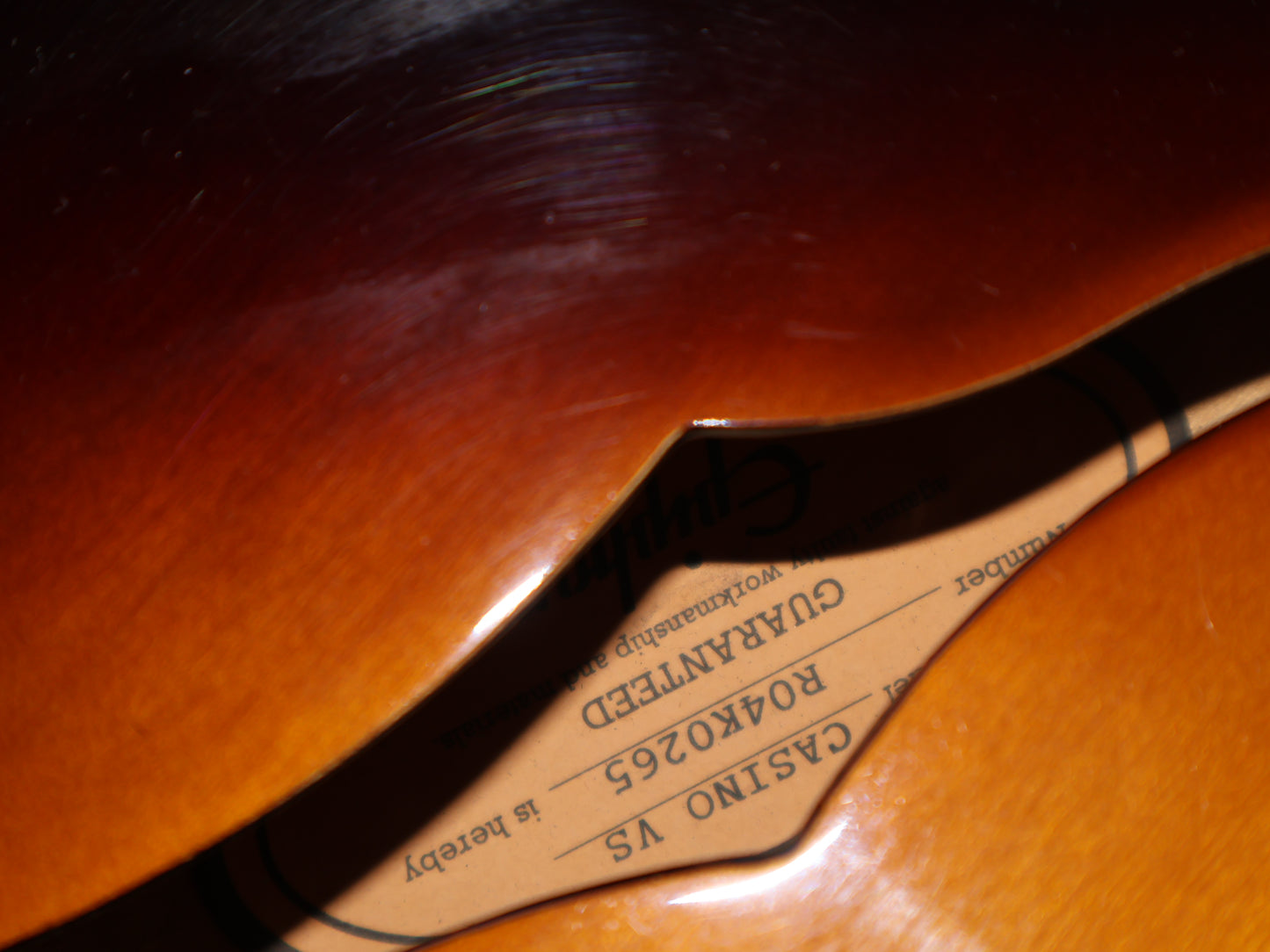 2004 Epiphone Casino Hollowbody Reissue - Paul McCartney (Brown Sunburst)