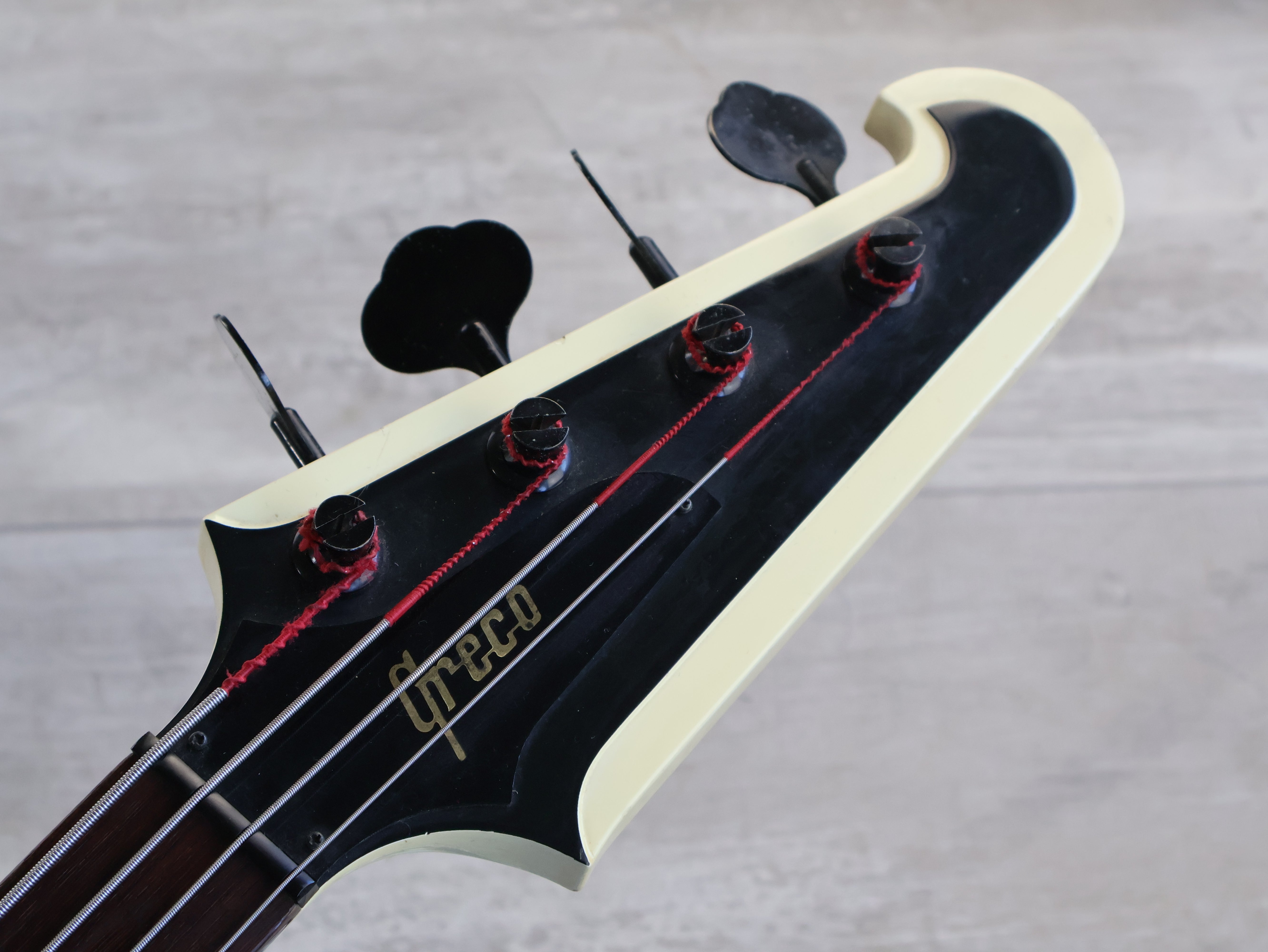 1990 Greco Japan TB-70 Thunderbird Bass (White) – Cool Old Guitars