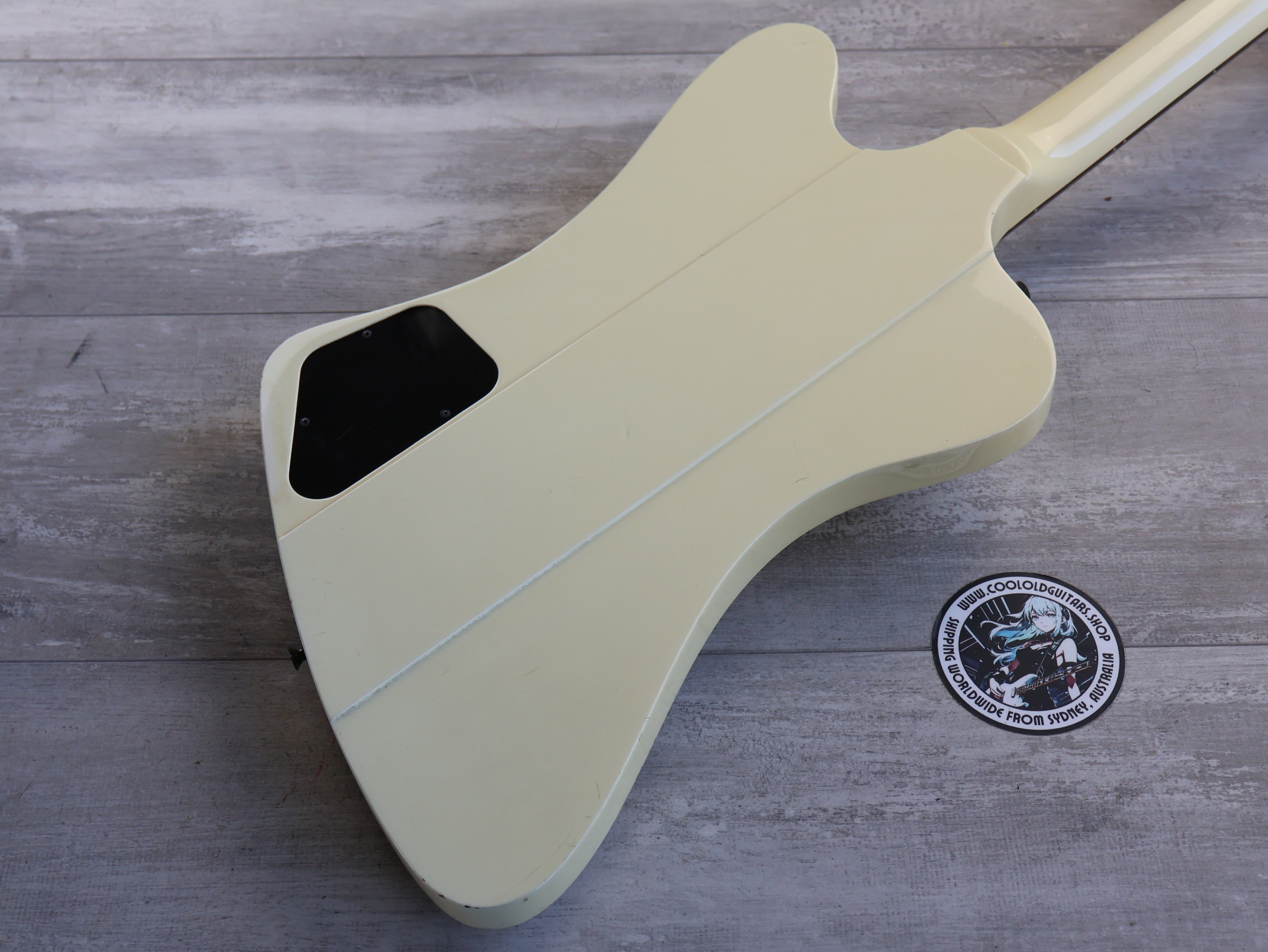 1990 Greco Japan TB-70 Thunderbird Bass (White) – Cool Old Guitars