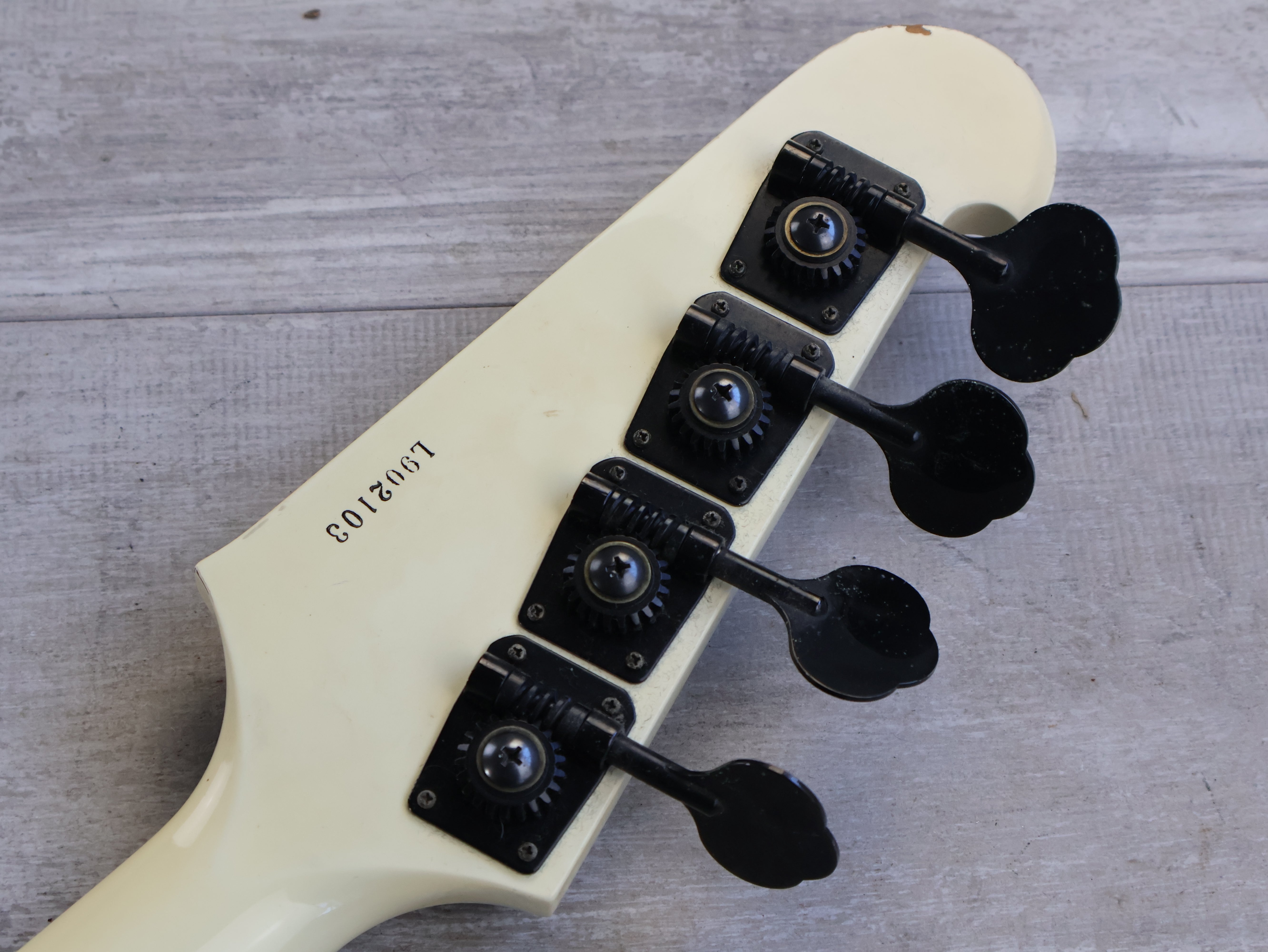 1990 Greco Japan TB-70 Thunderbird Bass (White) – Cool Old Guitars