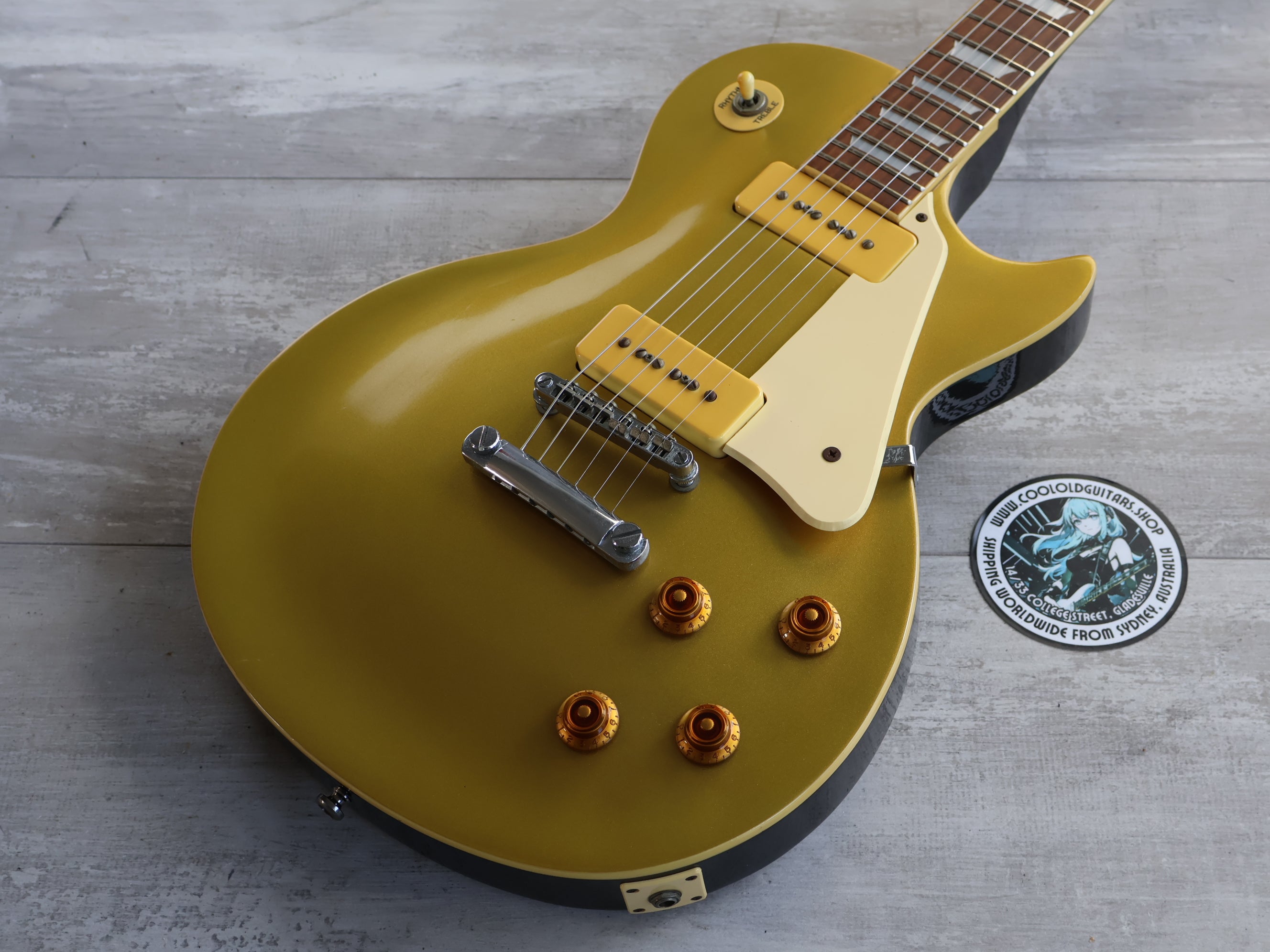 1970's Aria Pro II Japan LS-600P Goldtop Les Paul w/P90's – Cool