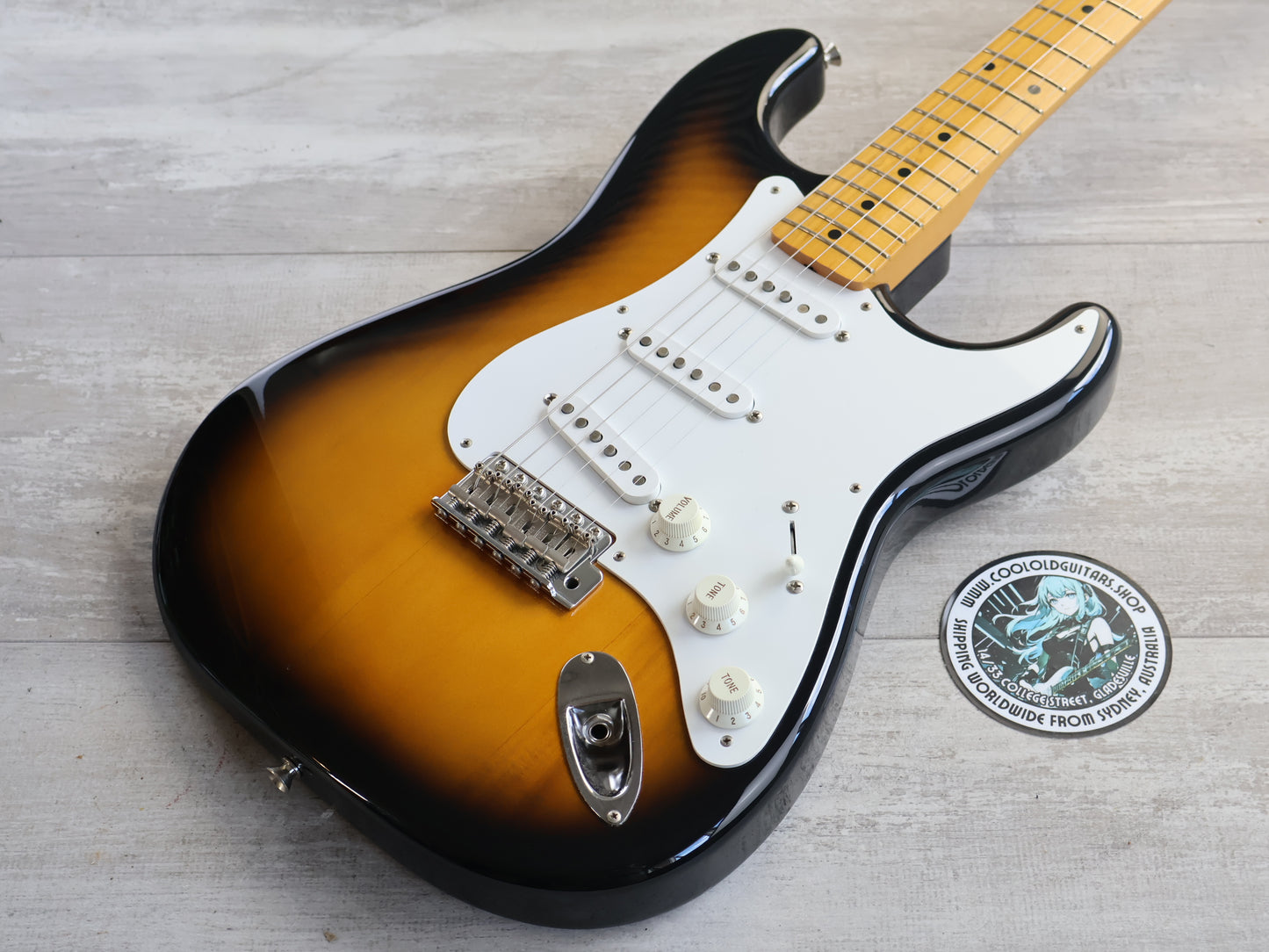 2003 Fender Japan ST57-58US '57 Reissue Stratocaster w/USA Pickups (Sunburst)