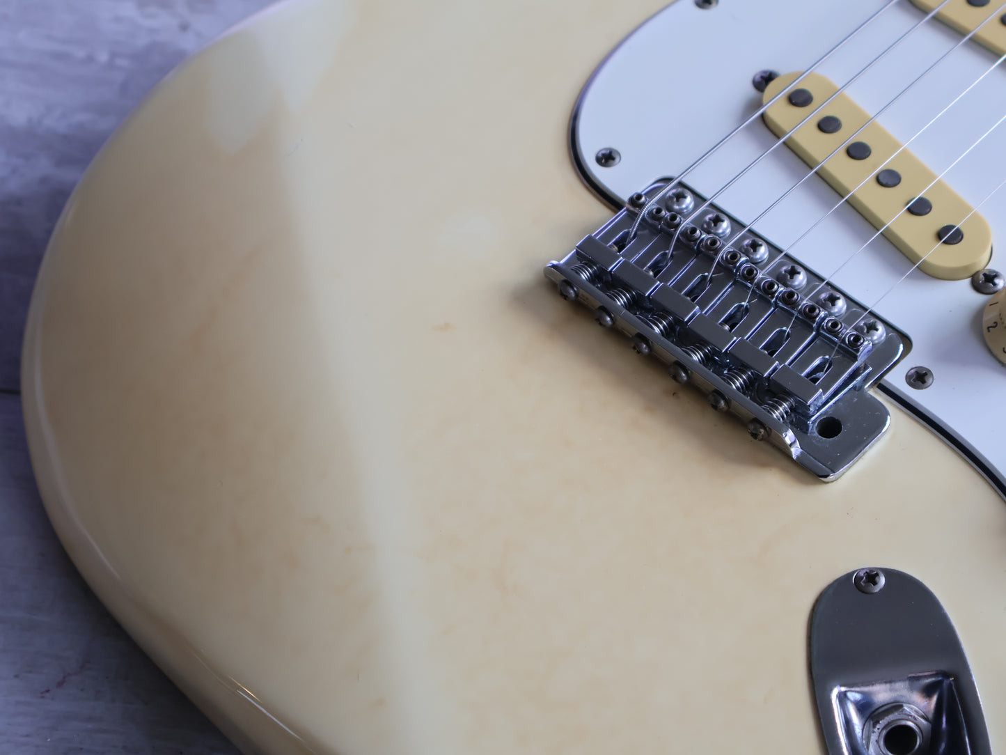 1986 Fender Japan ST72-70SC Scalloped Yngwie Malmsteen Stratocaster (Aged White)