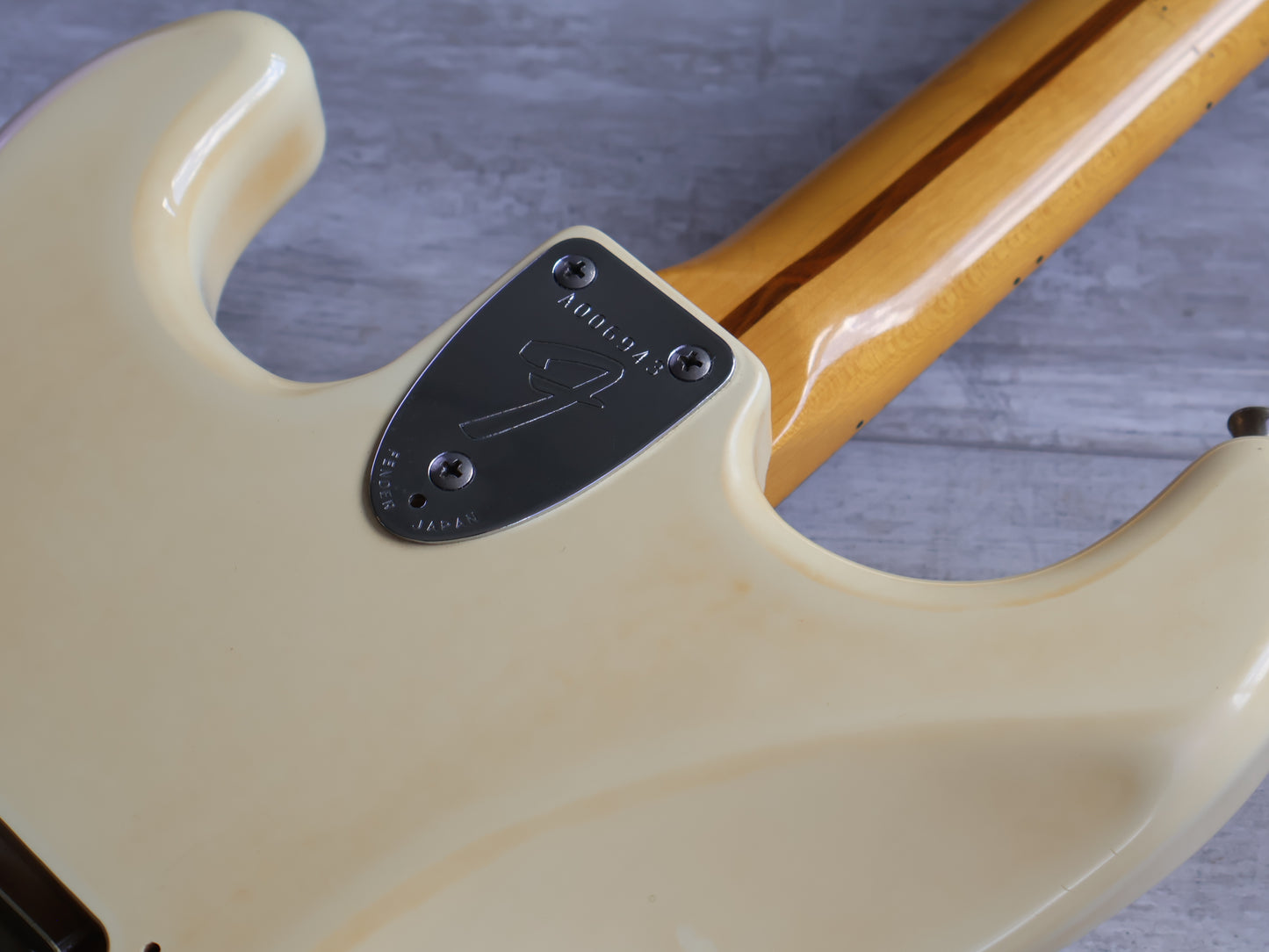 1986 Fender Japan ST72-70SC Scalloped Yngwie Malmsteen Stratocaster (Aged White)