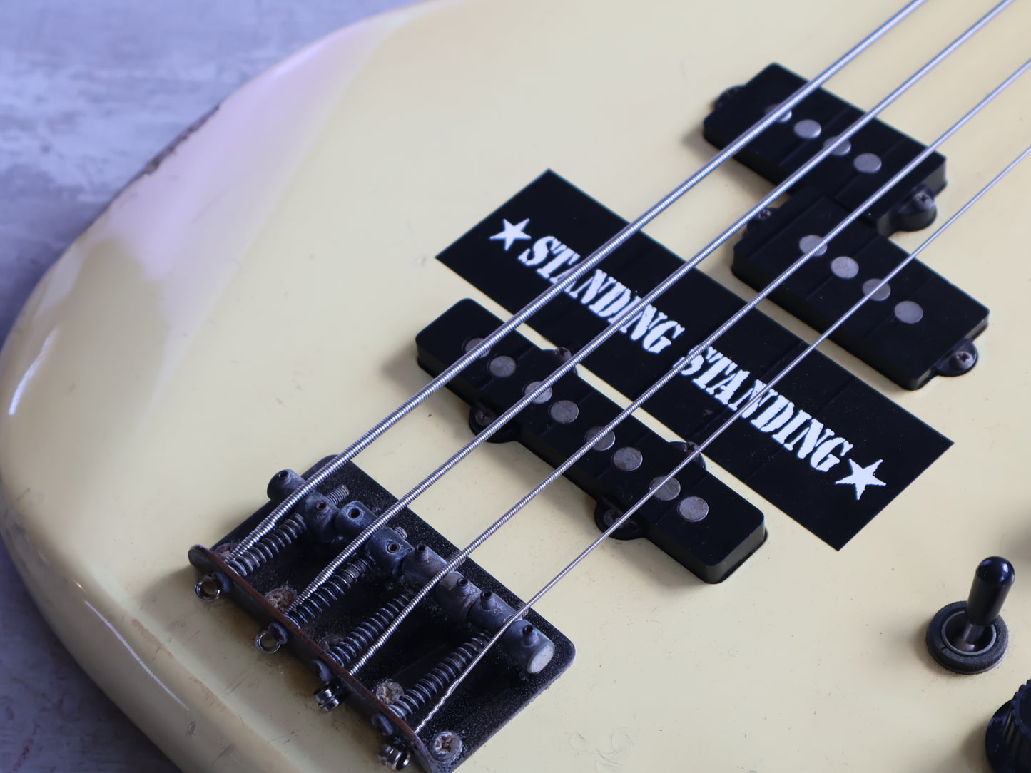 1985 Fender Japan "Jazz Bass Special" Duff McKagen Bass (Aged White)