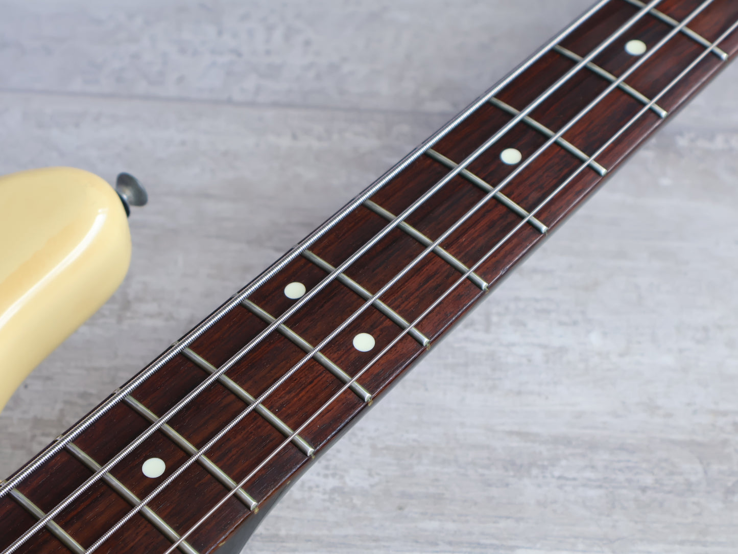 1985 Fender Japan "Jazz Bass Special" Duff McKagen Bass (Aged White)