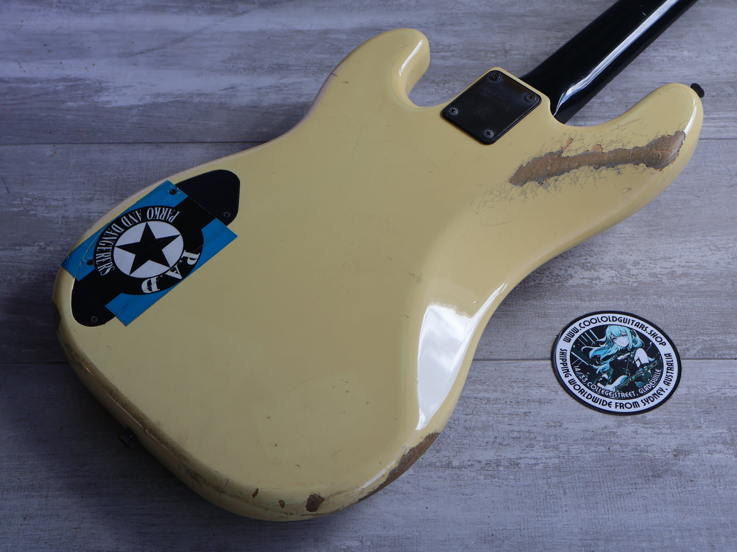 1985 Fender Japan "Jazz Bass Special" Duff McKagen Bass (Aged White)