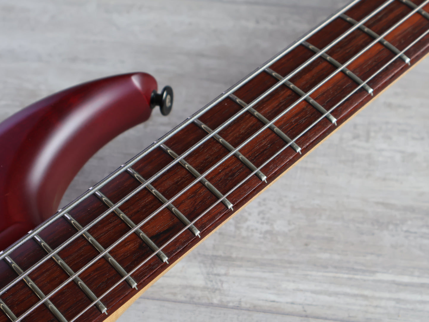 1989 Greco (by Atlansia) Stealth Deluxe Bass (Wine Red)