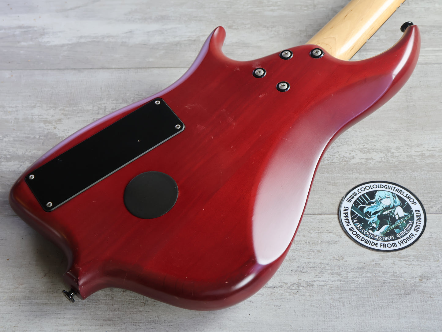 1989 Greco (by Atlansia) Stealth Deluxe Bass (Wine Red)