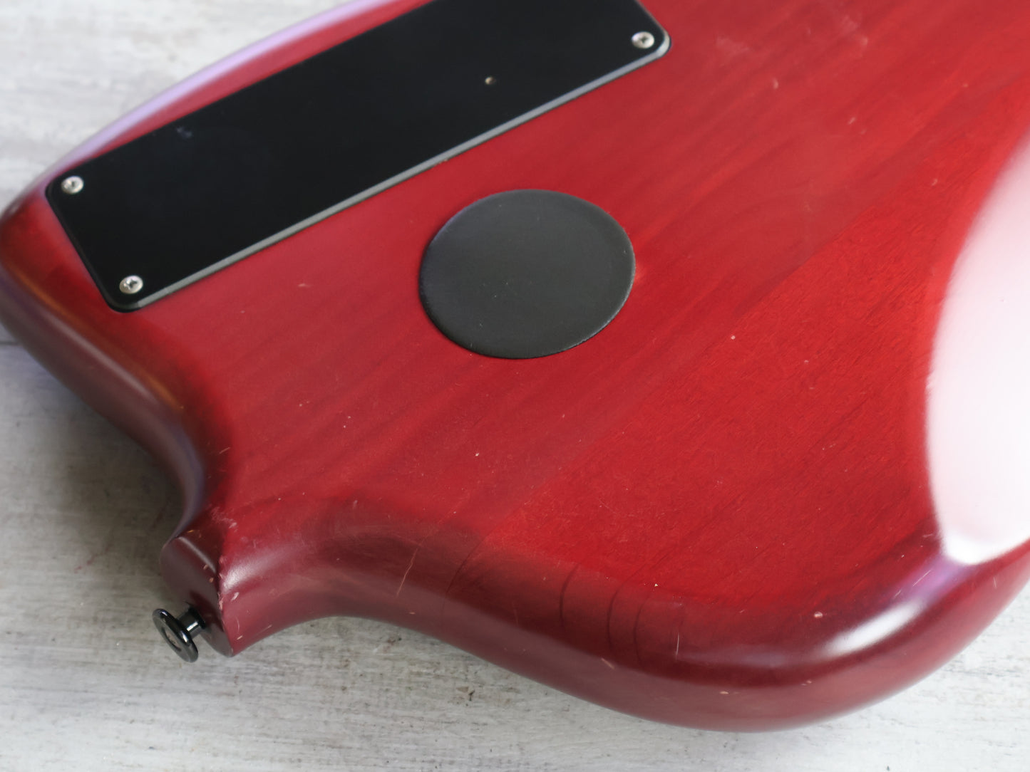 1989 Greco (by Atlansia) Stealth Deluxe Bass (Wine Red)