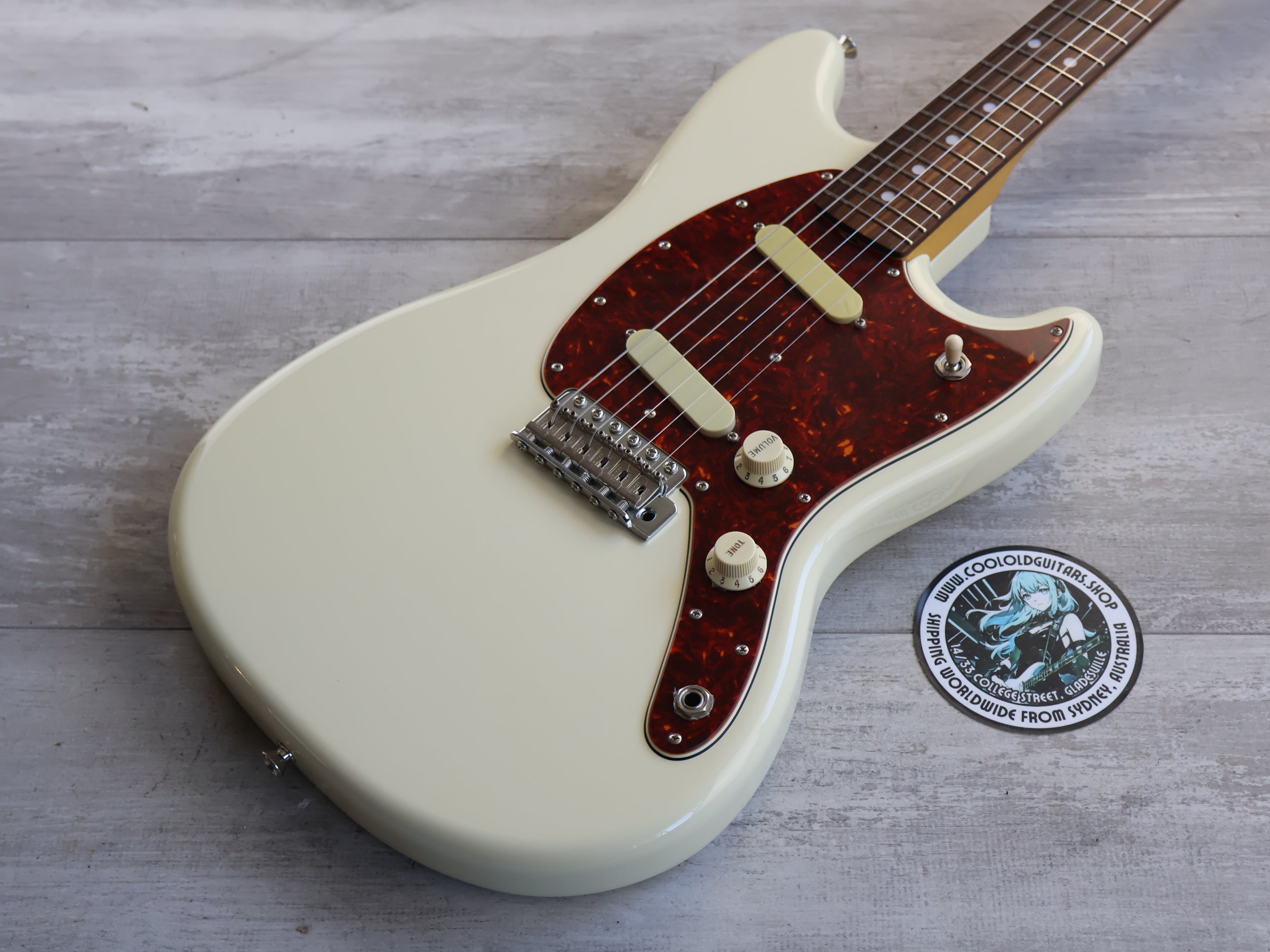 2020 Fender Japan Char Signature Model Mustang (Olympic White