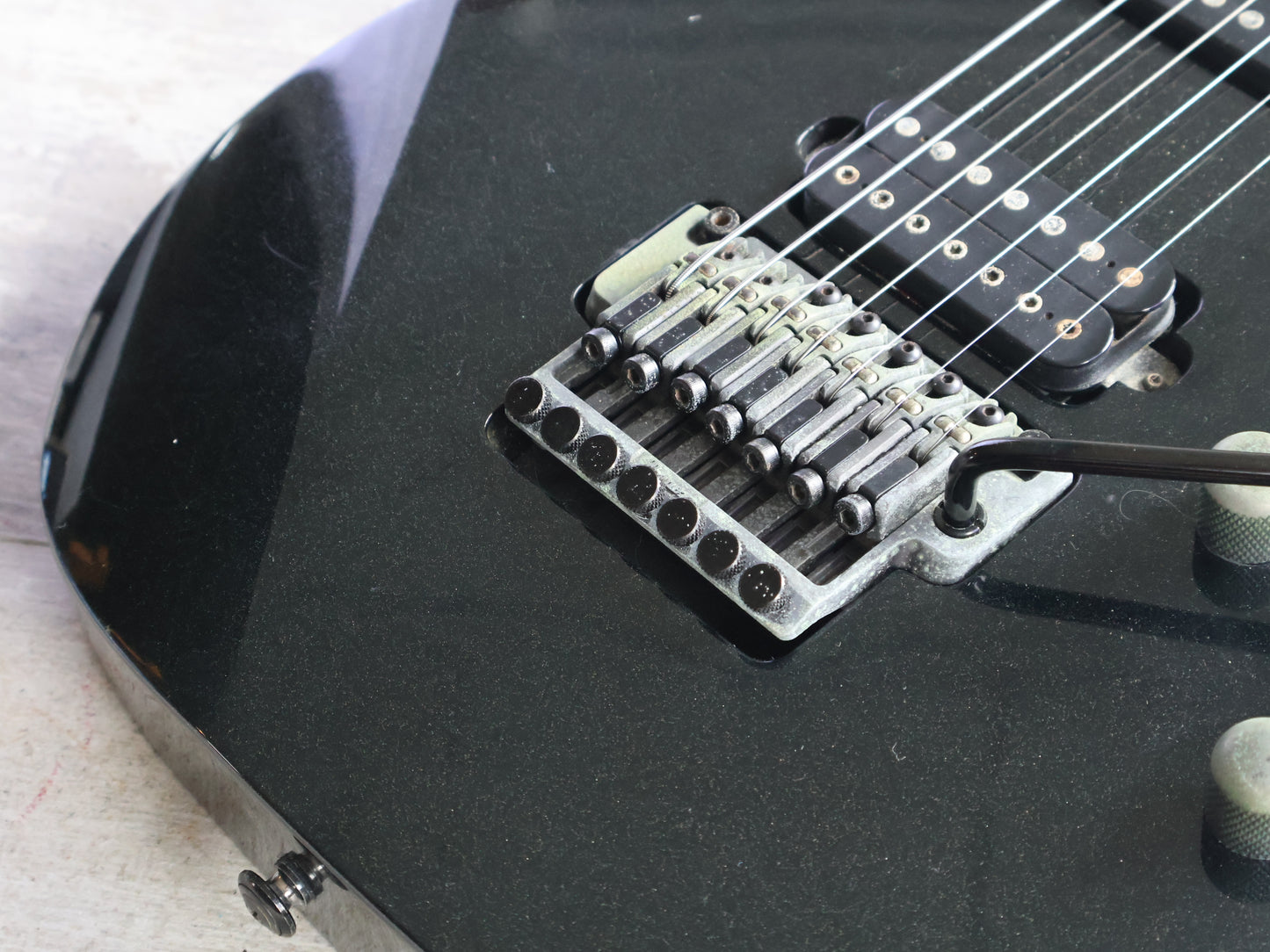2003 Ibanez Japan RG1527 7-String HH Superstrat (Galaxy Black)