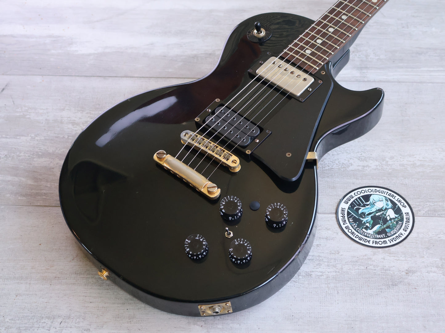 1977 Ibanez Japan "Moonlight Special" Deluxe 59'er Les Paul (Black)