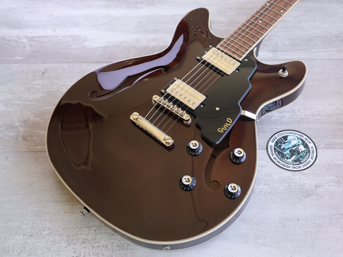 2020 Guild Starfire I DC Double Cutaway Semi Hollowbody (Vintage Walnut)