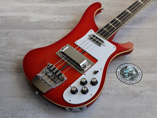 1970's Greco Japan RB Series Fretless 4001 (Transparent Red)