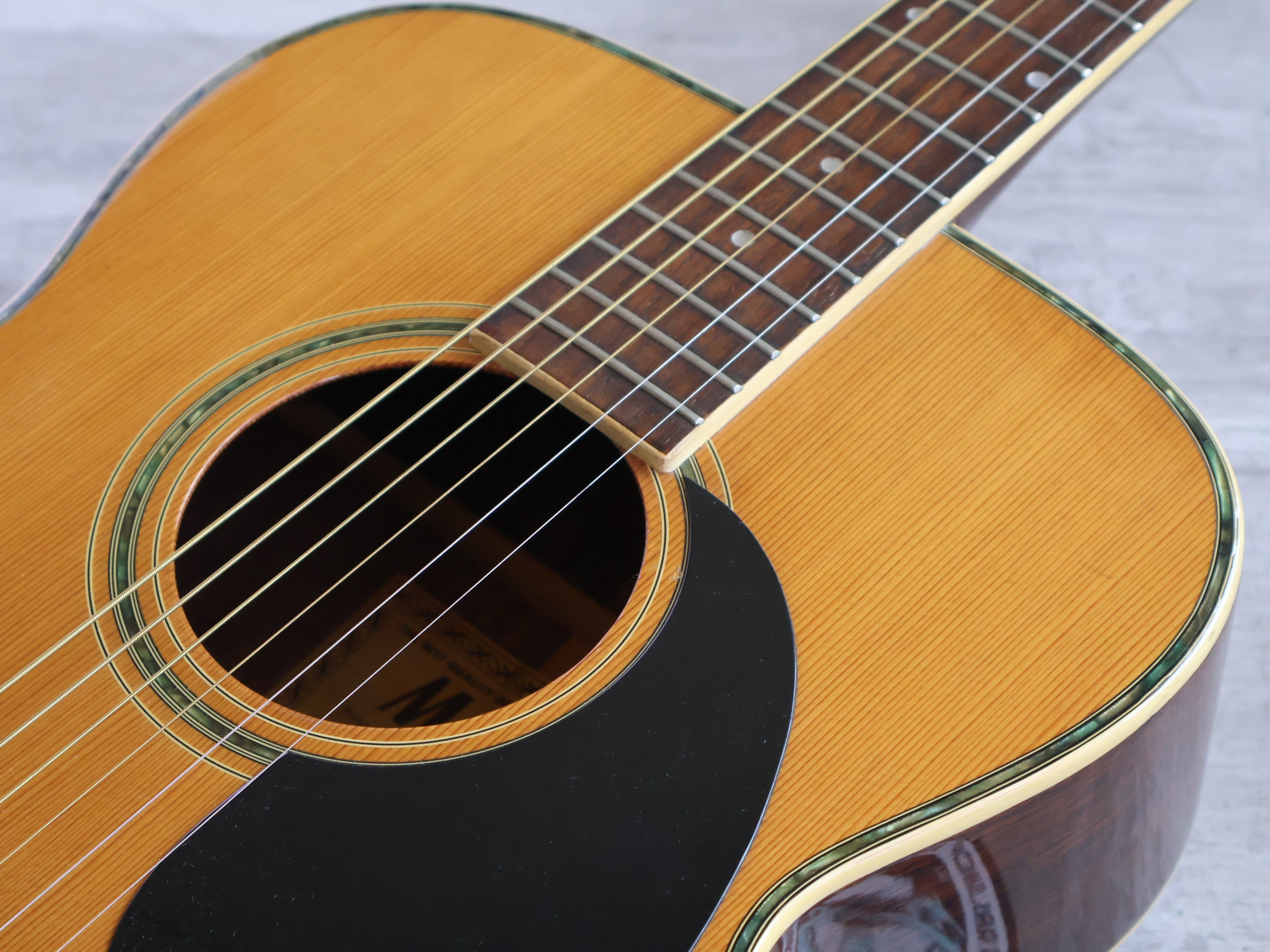 1980's Morris F-20 Japanese Vintage Acoustic Guitar (Natural