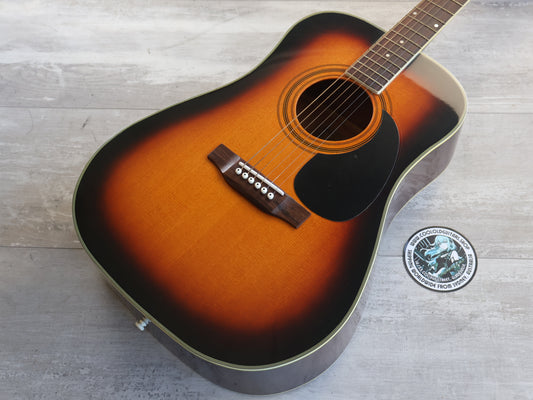 1990's Aria ADW-250BS Dreadnought Acoustic (Sunburst)