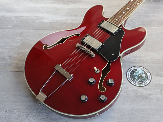 2003 Greco Japan GAS-130 Semi Hollowbody (Cherry Red)