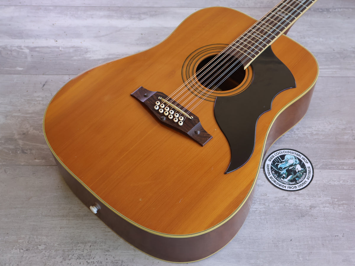 1970's EKO Ranger XII Vintage 12-String Acoustic Guitar (Natural)