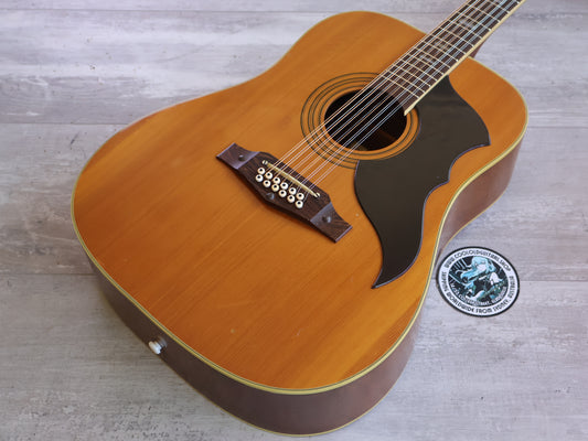 1970's EKO Ranger XII Vintage 12-String Acoustic Guitar (Natural)
