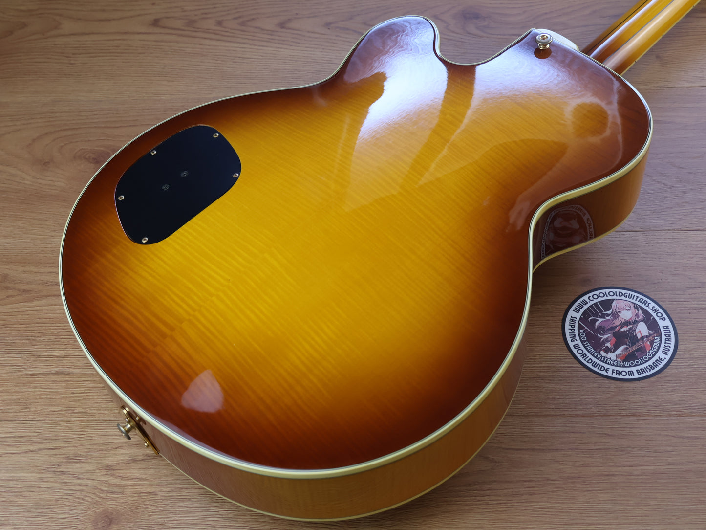 1992 Aria Pro II Custom Shop FA-01S Hollowbody Jazzbox (Heritage Sunburst)