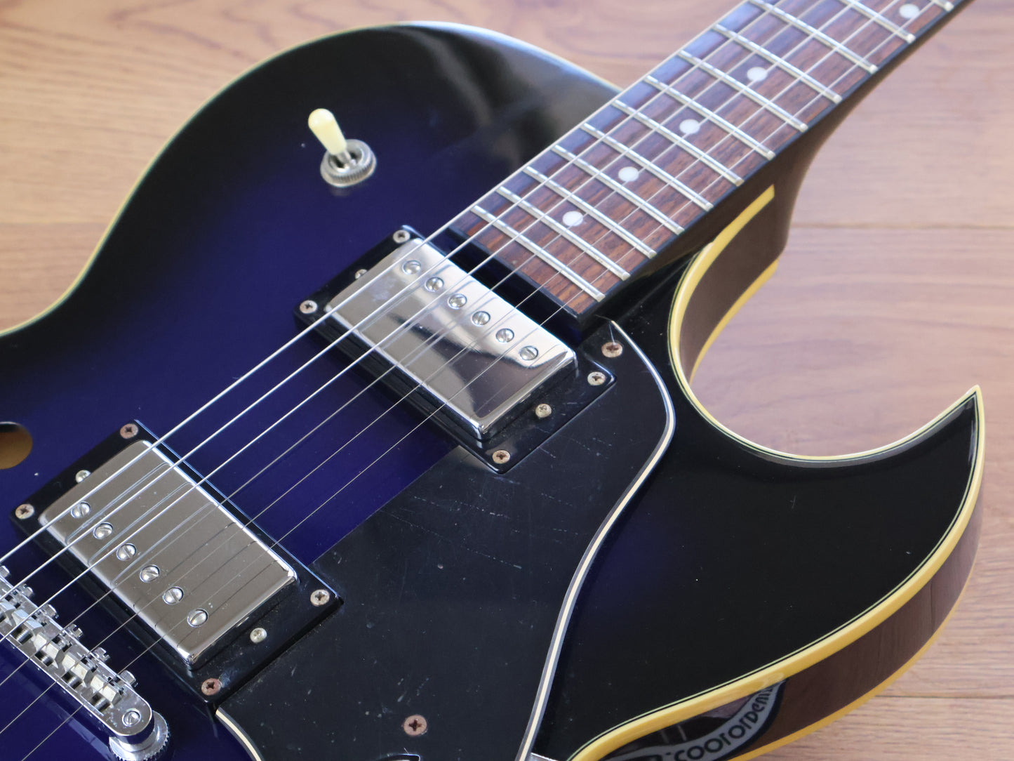 2006 Epiphone Korea ES-135BB Limited Edition Custom Shop Semi Hollowbody (Trans Blueburst)