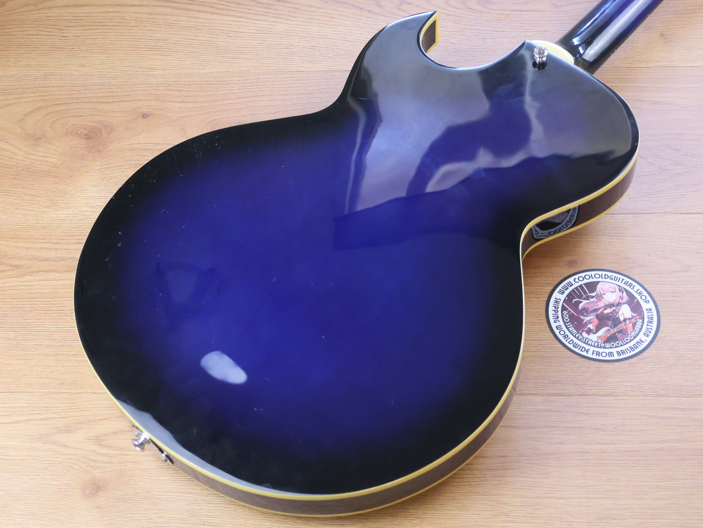 2006 Epiphone Korea ES-135BB Limited Edition Custom Shop Semi Hollowbody (Trans Blueburst)