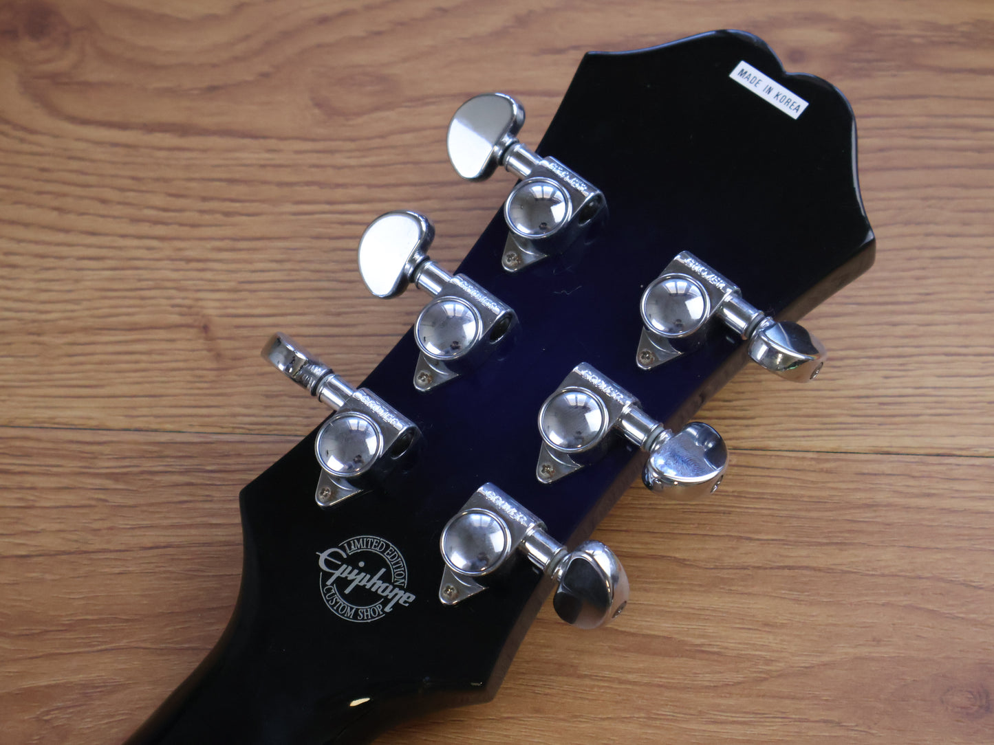 2006 Epiphone Korea ES-135BB Limited Edition Custom Shop Semi Hollowbody (Trans Blueburst)