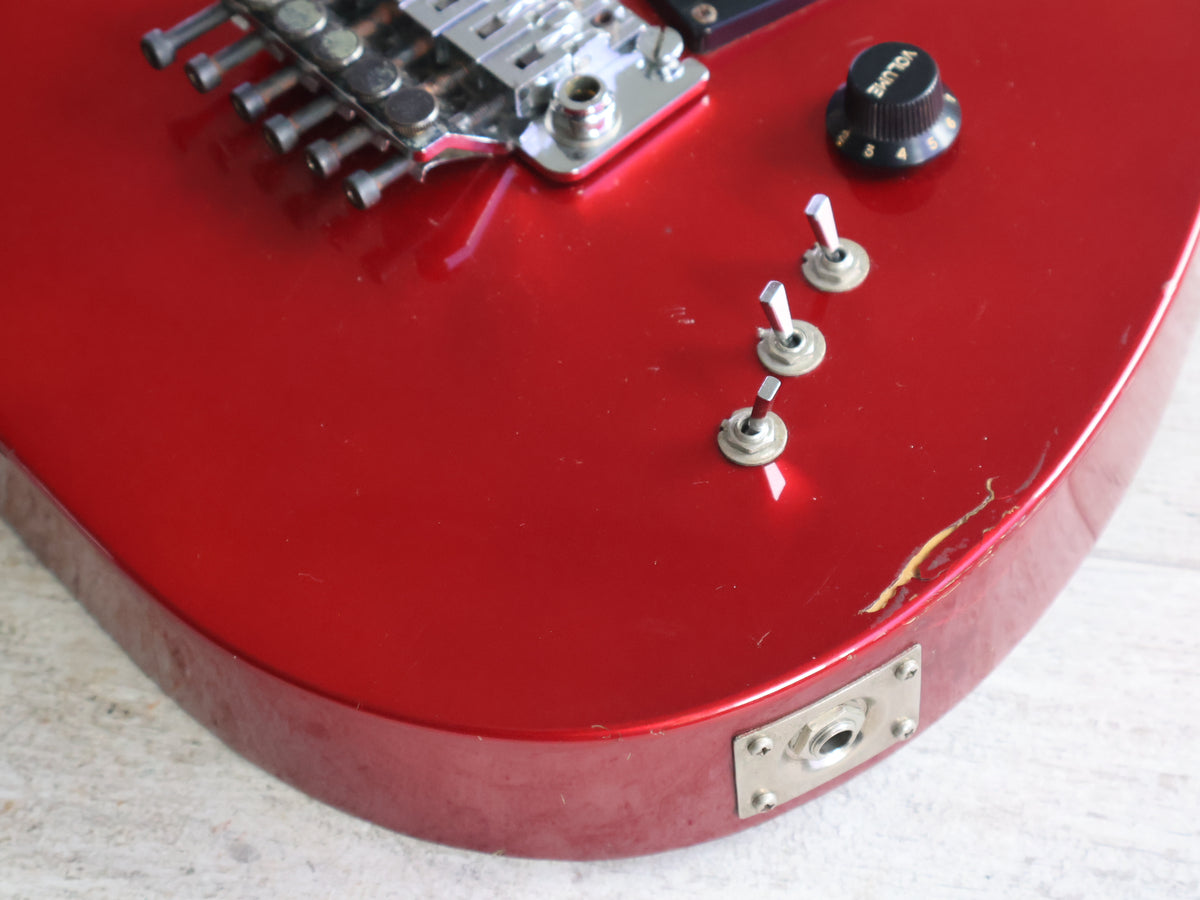 1986 Kramer (by ESP Japan) Focus 6000 HSS Superstrat (Candy Apple Red)
