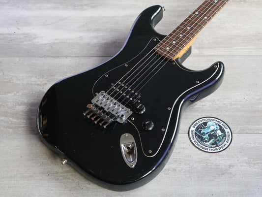 1987 Kramer (by ESP Japan) Focus 3000 Superstrat (Black)