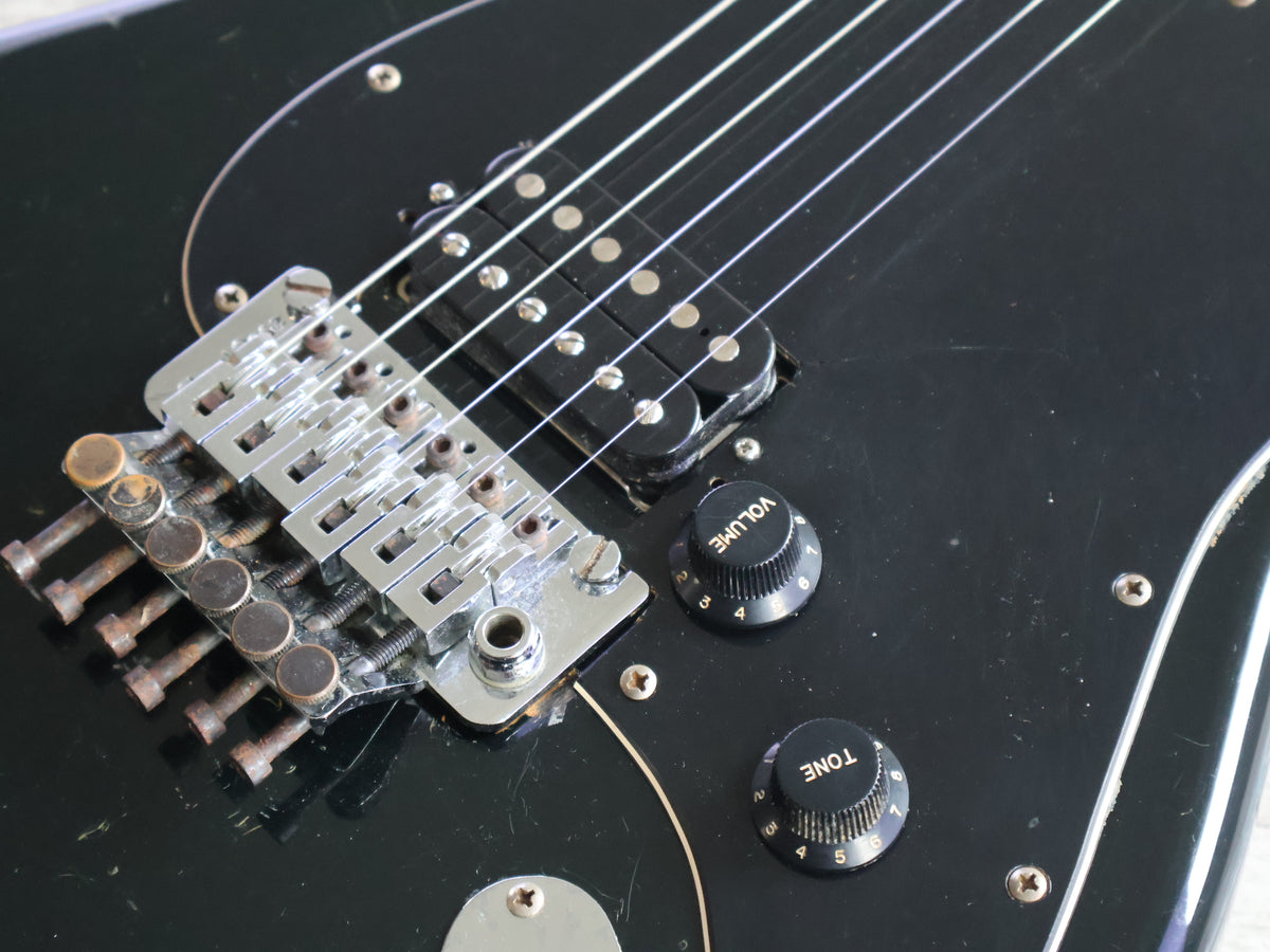 1987 Kramer (by ESP Japan) Focus 3000 Superstrat (Black)
