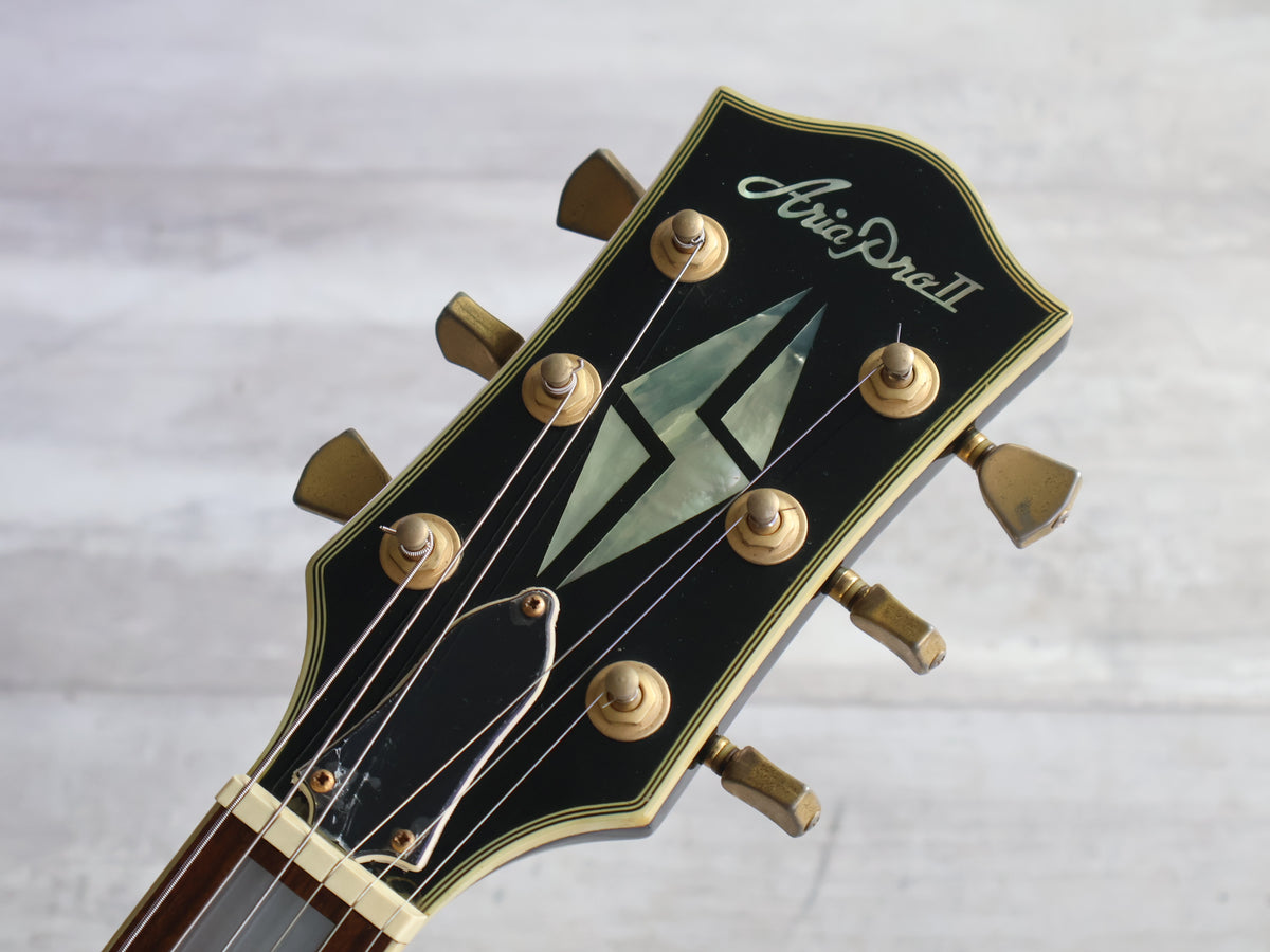 2000's Aria Pro II Black Beauty Les Paul Custom (Ebony)