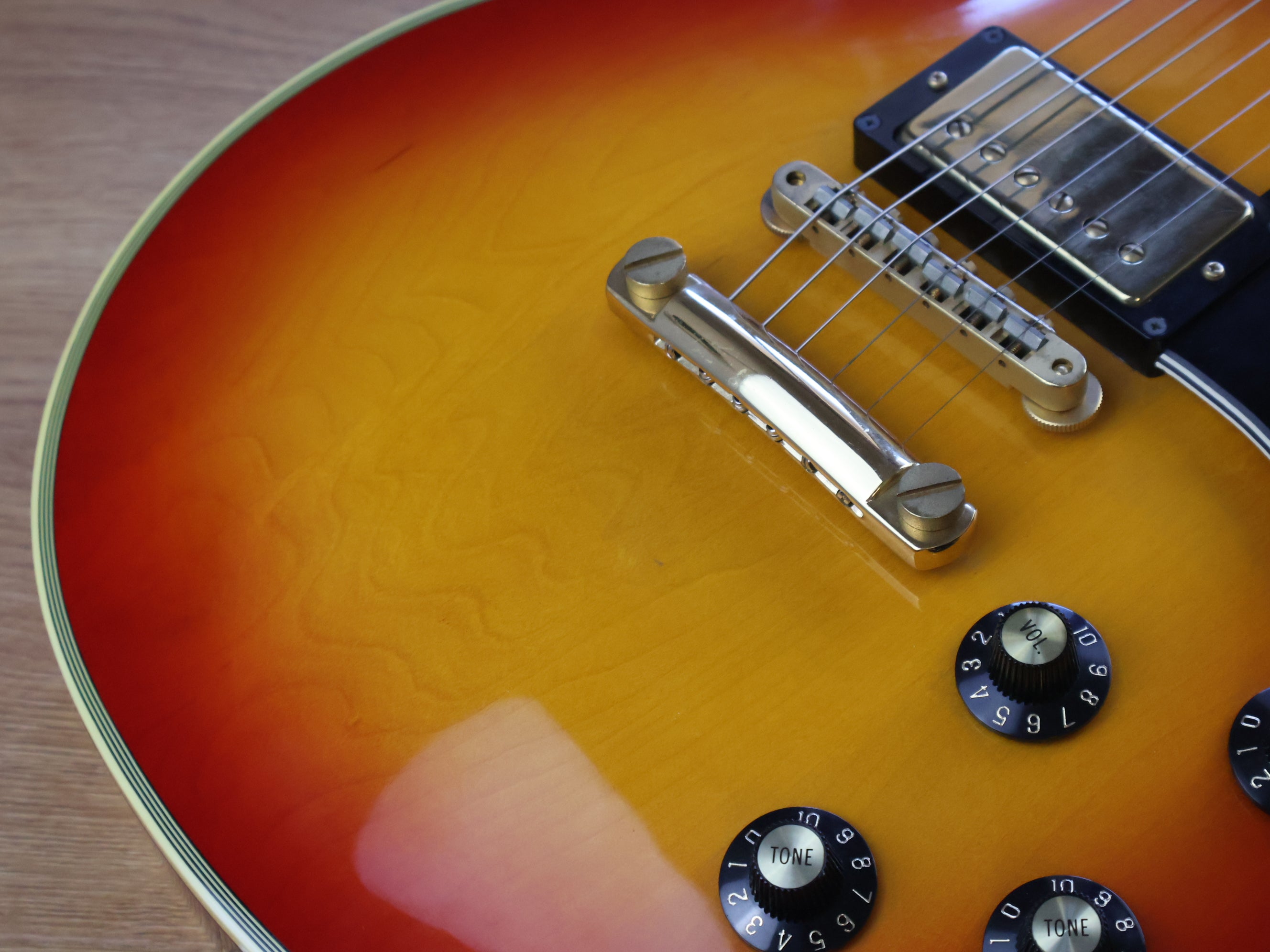 1982 Greco Japan EGC68-50 '68 Reissue Les Paul Custom (Cherry