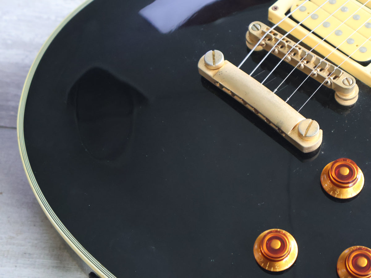 2000's Aria Pro II Black Beauty Les Paul Custom (Ebony)