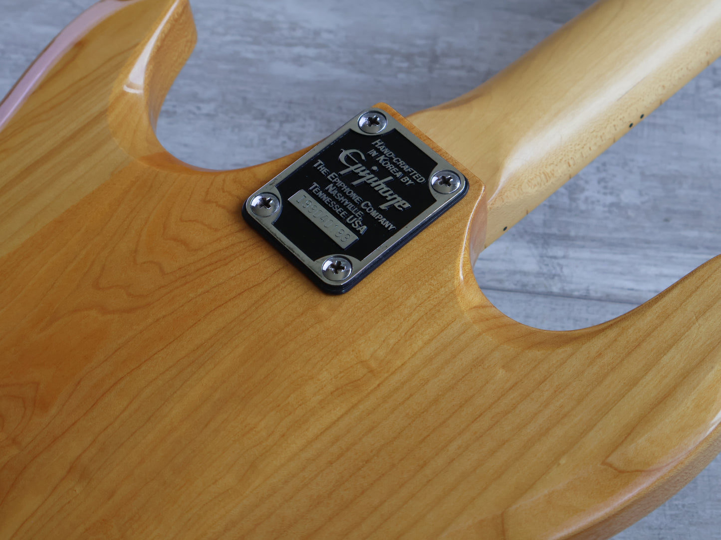 1999 Epiphone Korea "Ripper" (Grabber) Bass (Natural)