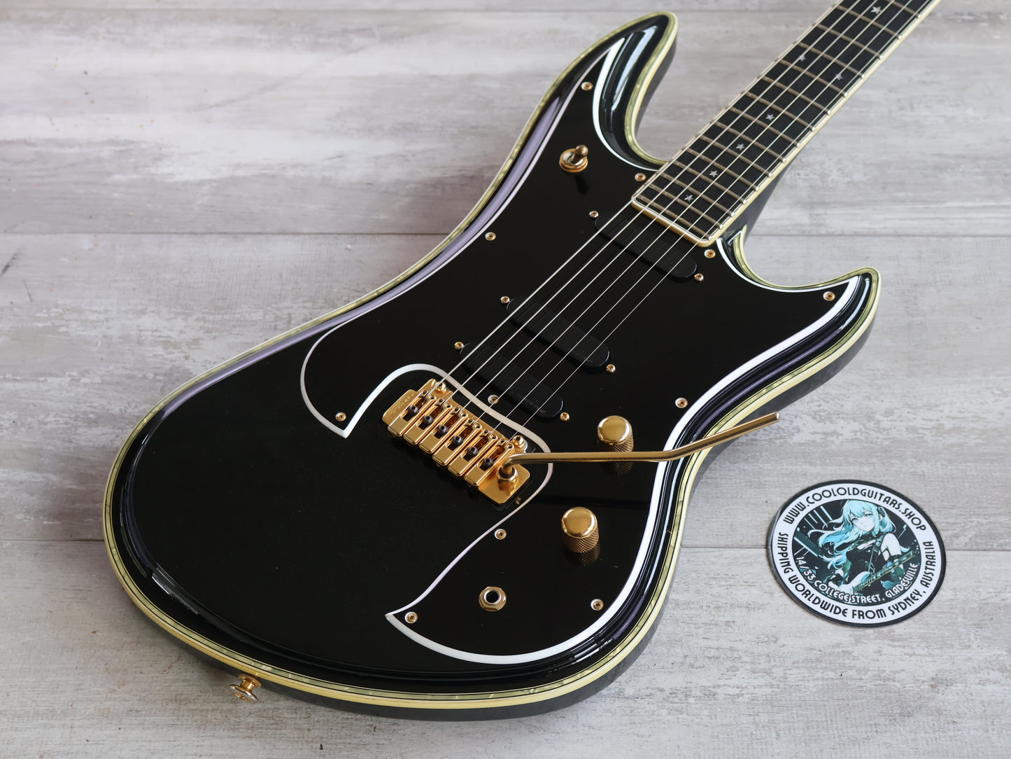 2007 Guyatone Japan LG-2100M MK-IV "Sharp 5" Reissue (Metallic Black)