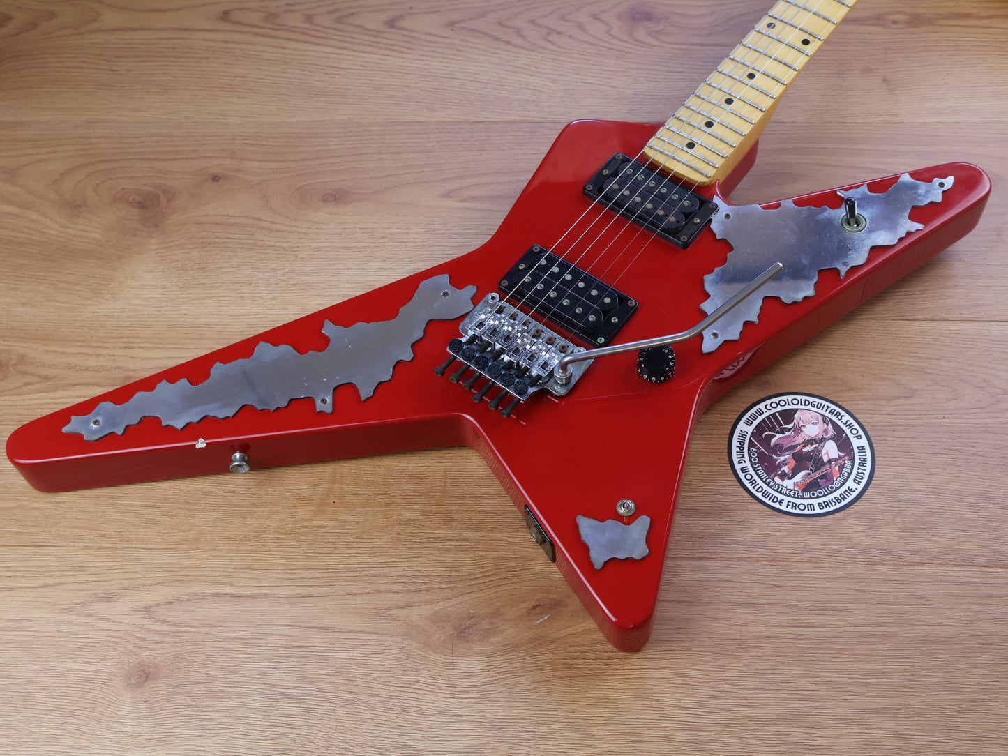 1990's Edwards (by ESP Japan) "Red Legacy" Akira Takasaki Random Star