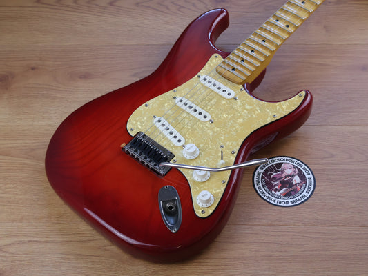Fender Japan "Shredders Delight" Scalloped Stratocaster (Transparent Red)