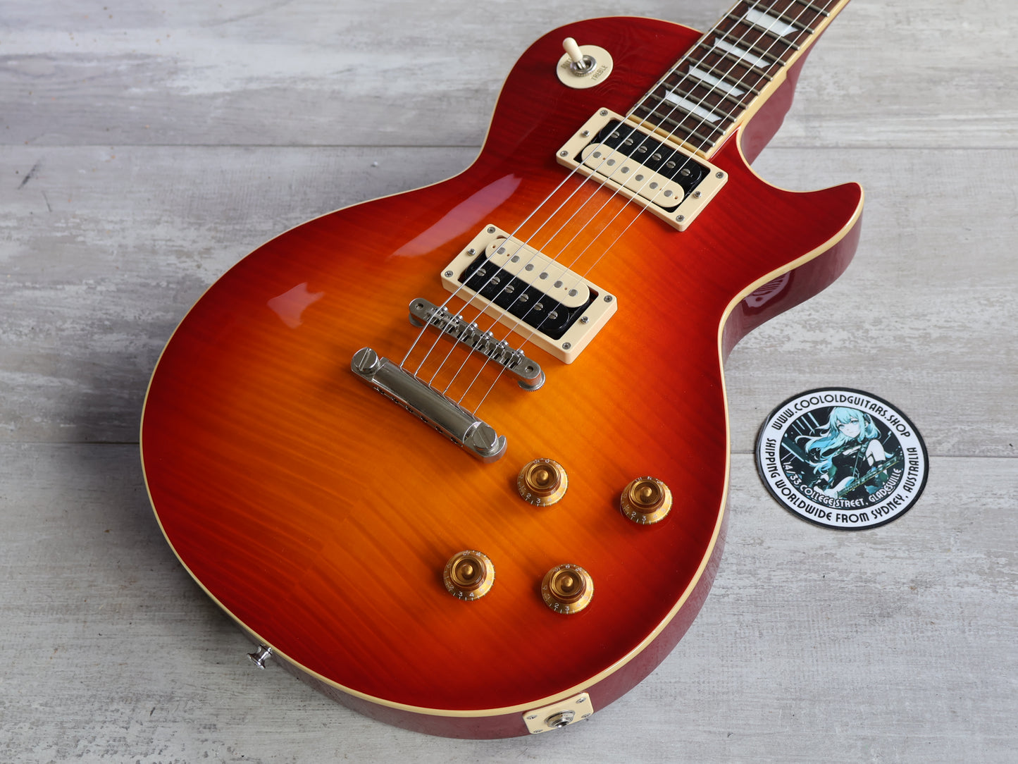 2017 Edwards Japan (by ESP) E-LPS Les Paul Standard (Cherry Sunburst)