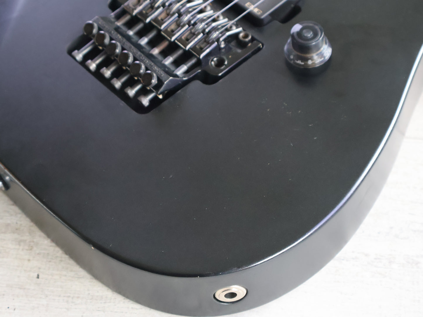 2000 Ibanez Japan RG6CSD1 J-Custom "LA Custom Shop" Superstrat w/EMG (Black Flat)