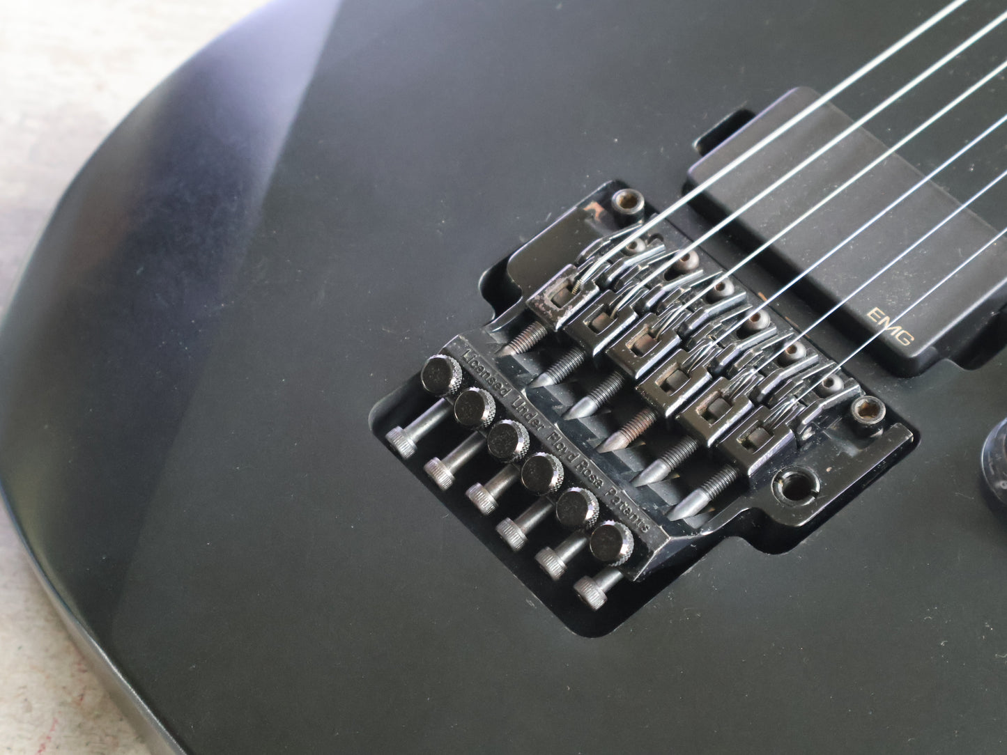 2000 Ibanez Japan RG6CSD1 J-Custom "LA Custom Shop" Superstrat w/EMG (Black Flat)
