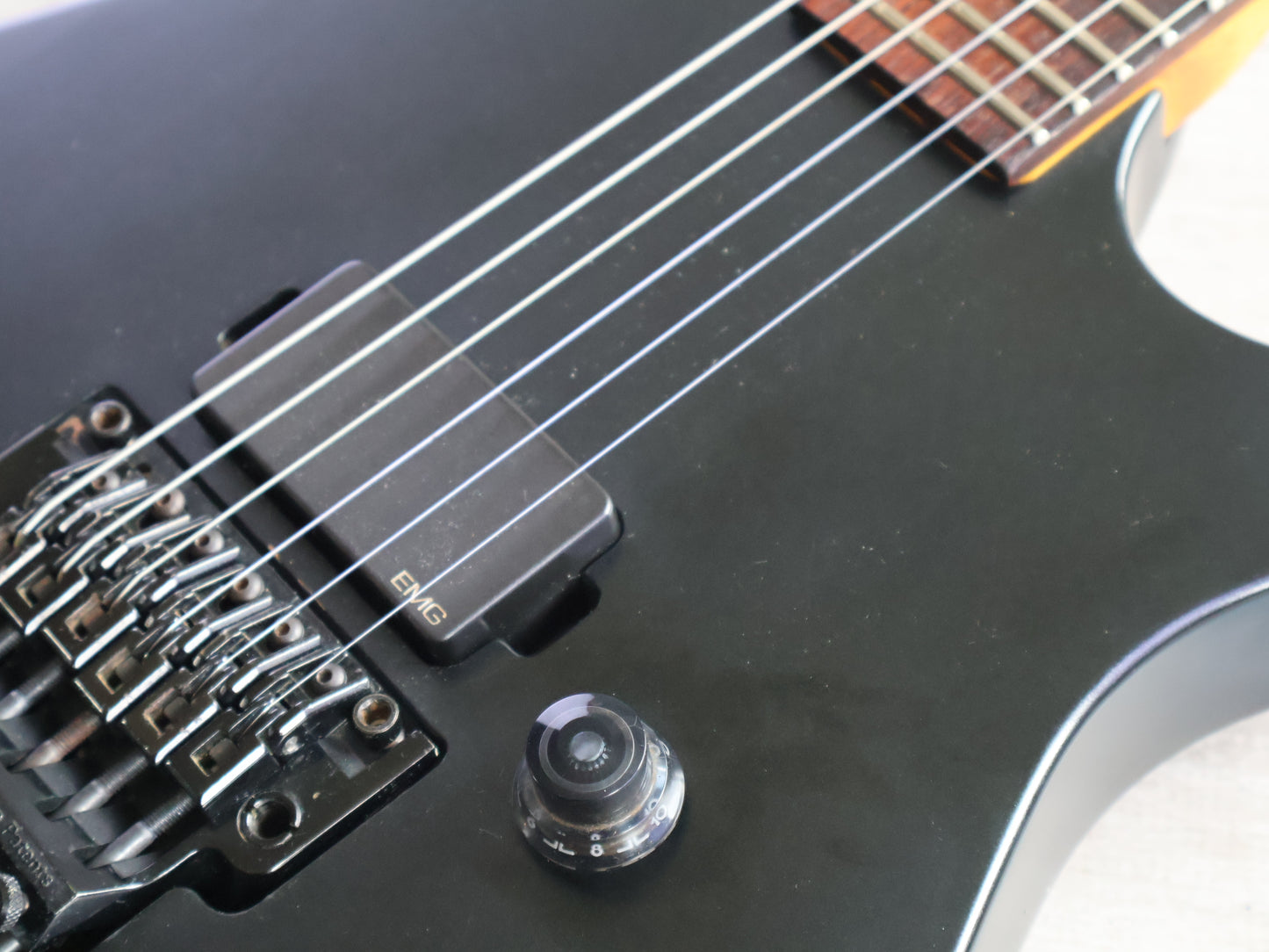 2000 Ibanez Japan RG6CSD1 J-Custom "LA Custom Shop" Superstrat w/EMG (Black Flat)