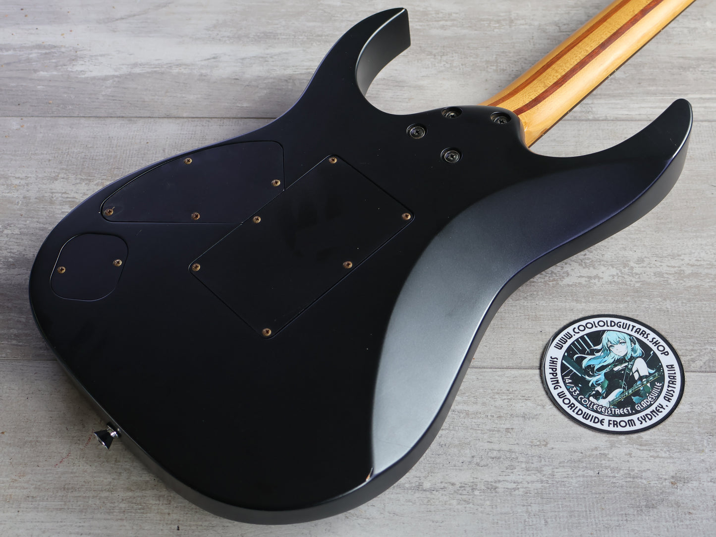 2000 Ibanez Japan RG6CSD1 J-Custom "LA Custom Shop" Superstrat w/EMG (Black Flat)