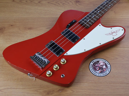 1987 Burny (by Fernandes Japan) TB-70 Thunderbird Bass (Fire Red)