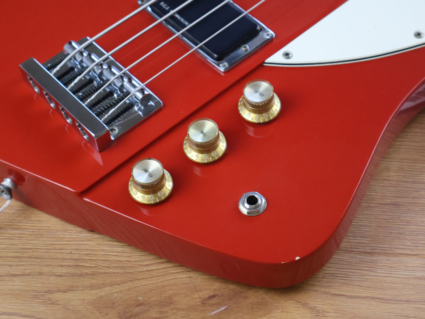 1987 Burny (by Fernandes Japan) TB-70 Thunderbird Bass (Fire Red)