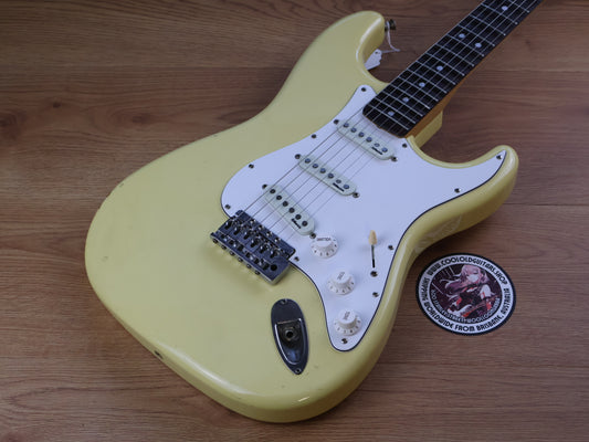 1989 Fender Japan ST72-65 '72 Reissue Scalloped Stratocaster w/Dimarzio's (White)