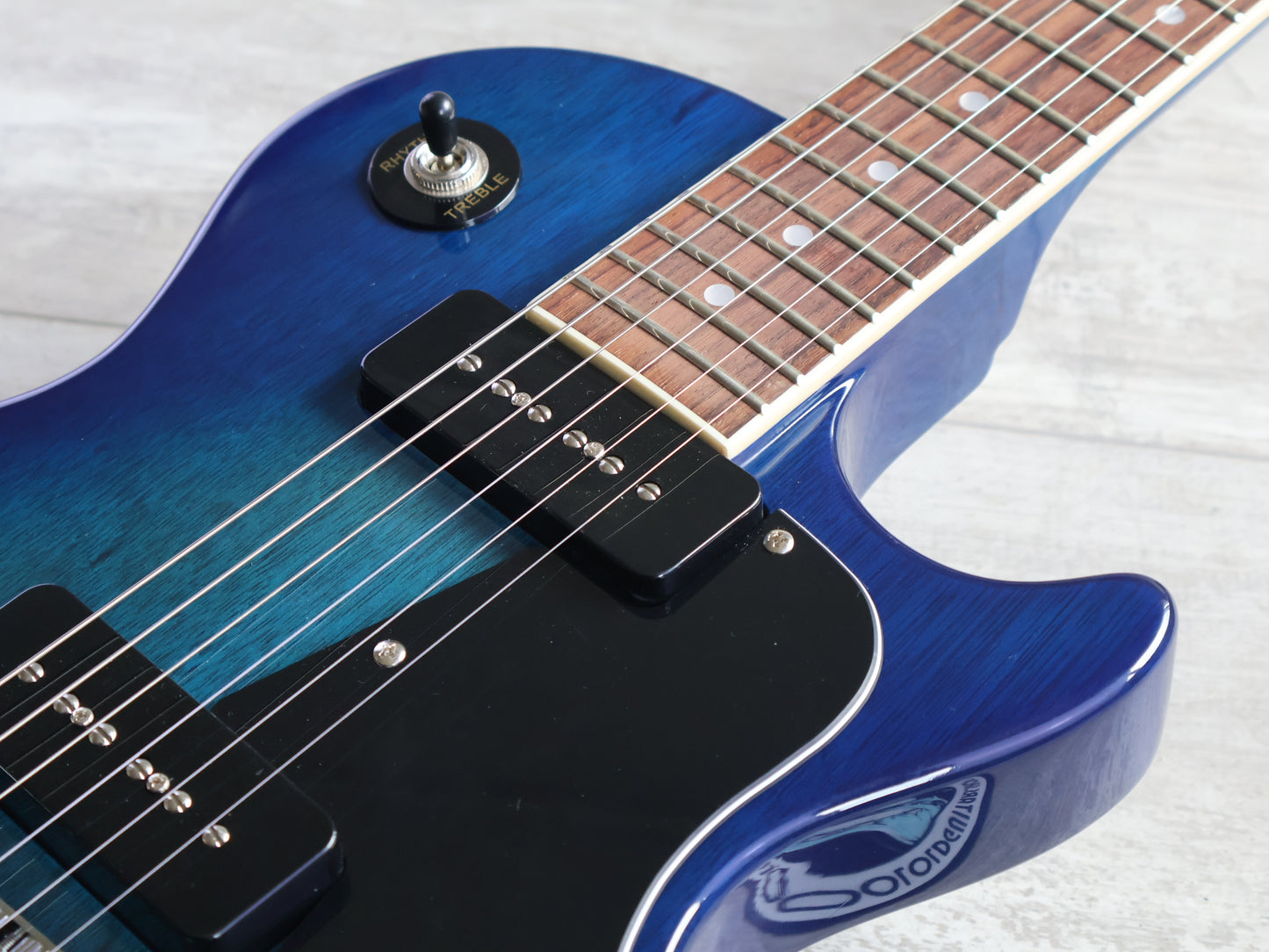 Blitz by Aria Pro II Leopard Les Paul Special (Blueberry Burst)