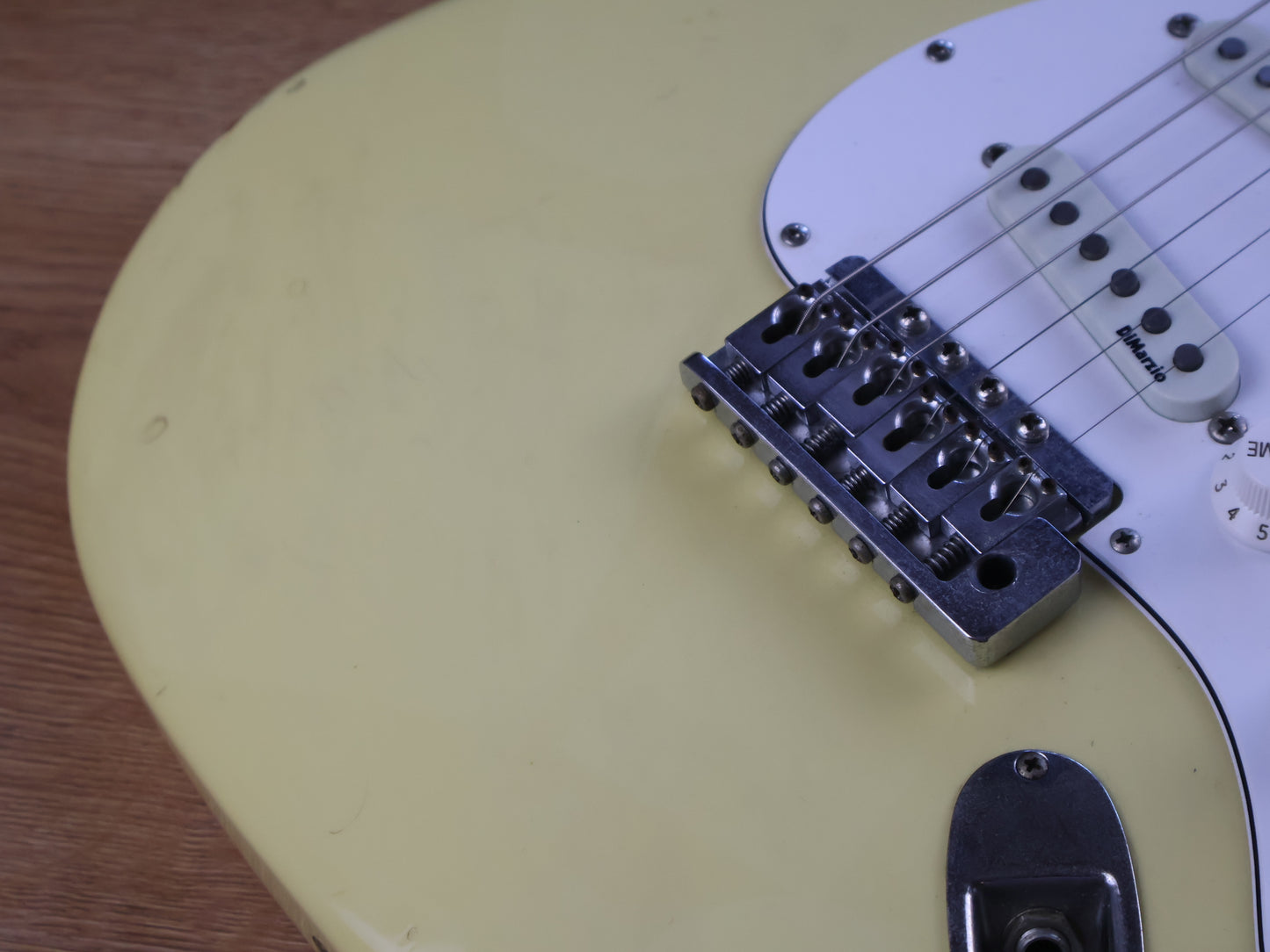 1989 Fender Japan ST72-65 '72 Reissue Scalloped Stratocaster w/Dimarzio's (White)