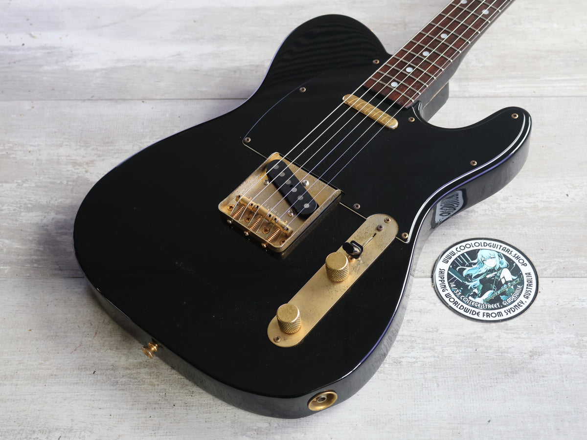 1988 Fender Japan TLG80-60 Vintage Telecaster (Black & Gold)