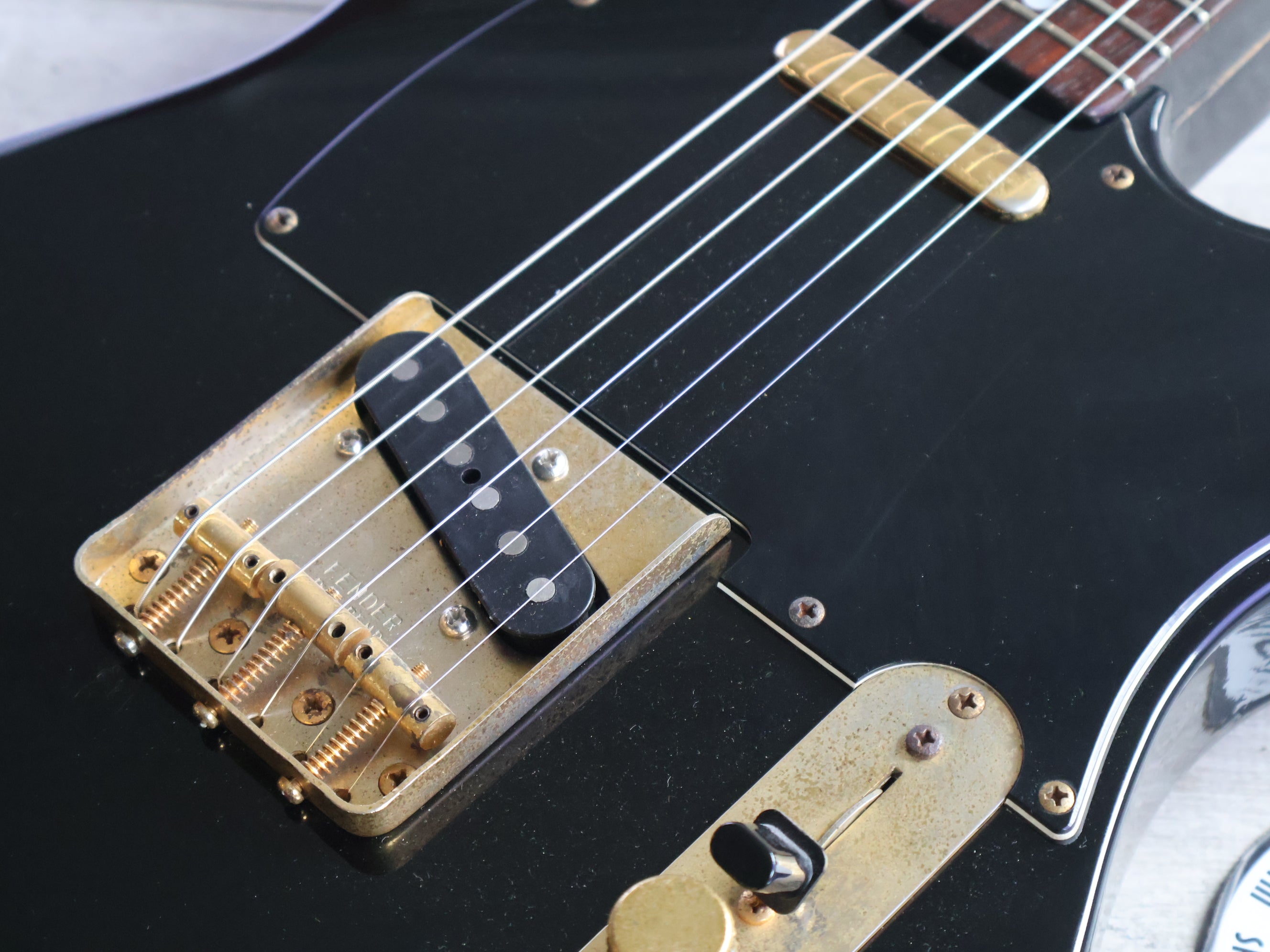 1988 Fender Japan TLG80-60 Vintage Telecaster (Black & Gold